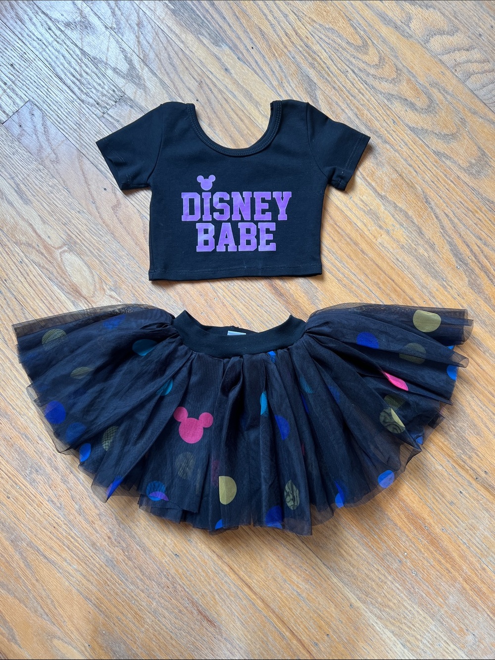 Wild rich kids Disney Babe Black Tutu Set - Girls' Kids two piece outfit